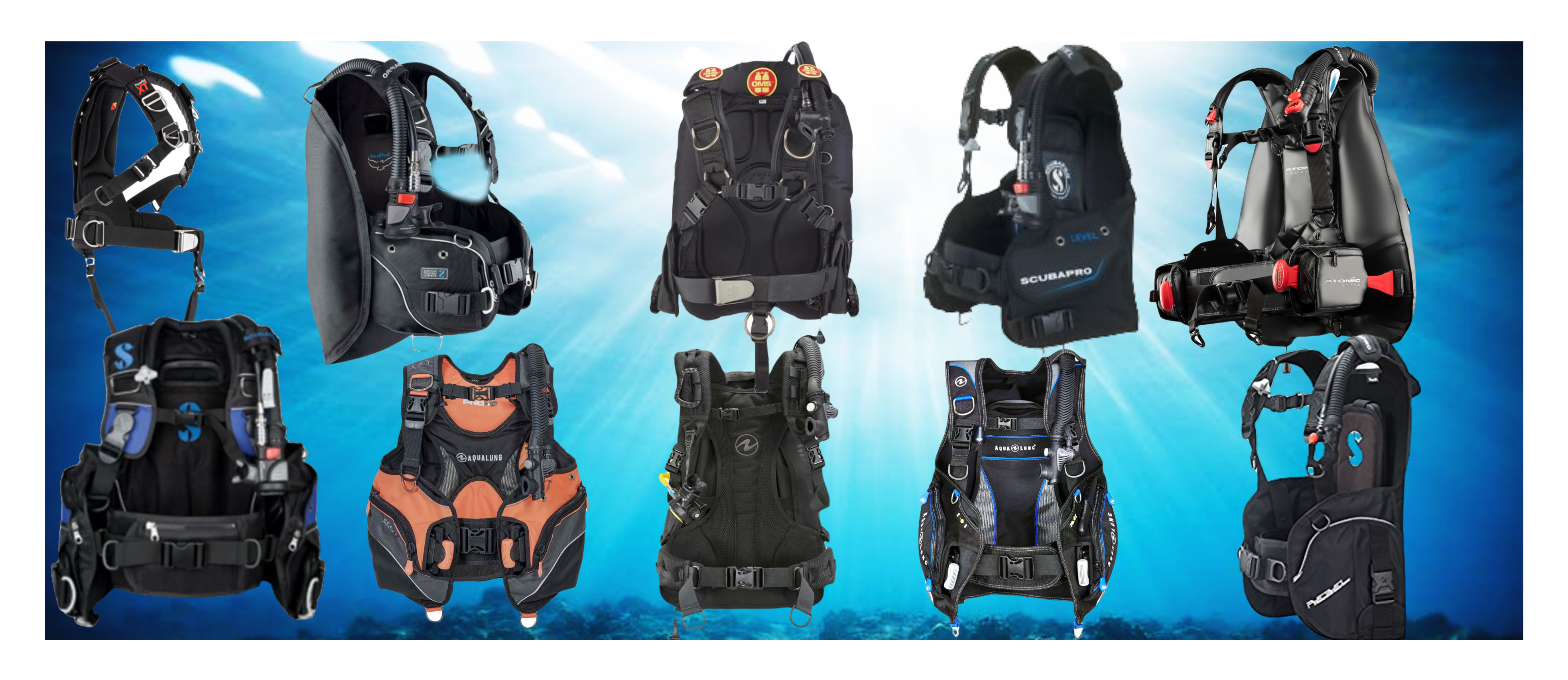 BCDs - Buoyancy Control Devices