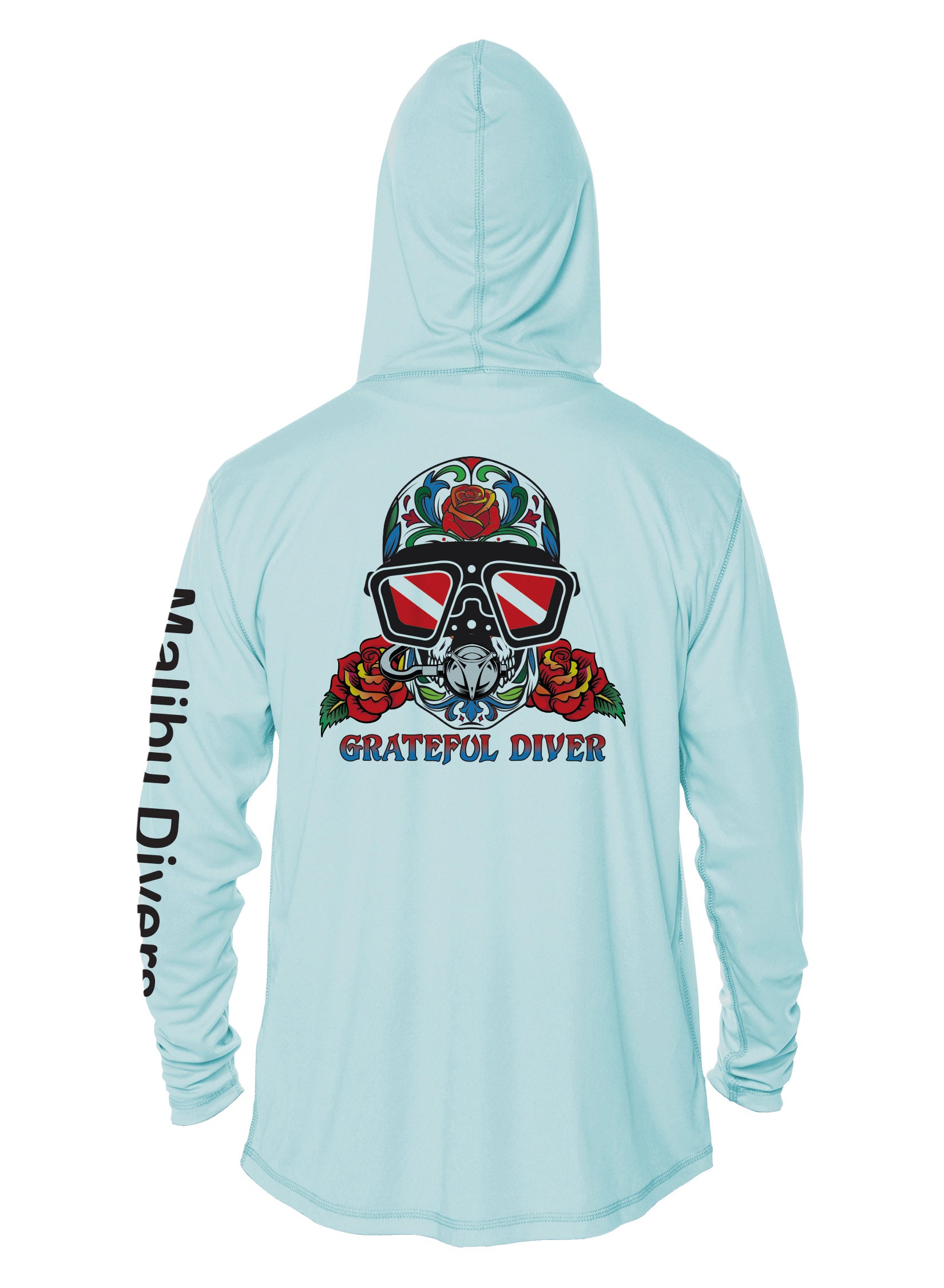 Rashguard Grateful Diver - Malibu Divers Logo
