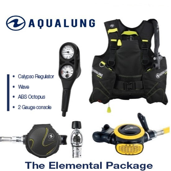 bcd diving gear Aqua Lung Elemental Gear Package
