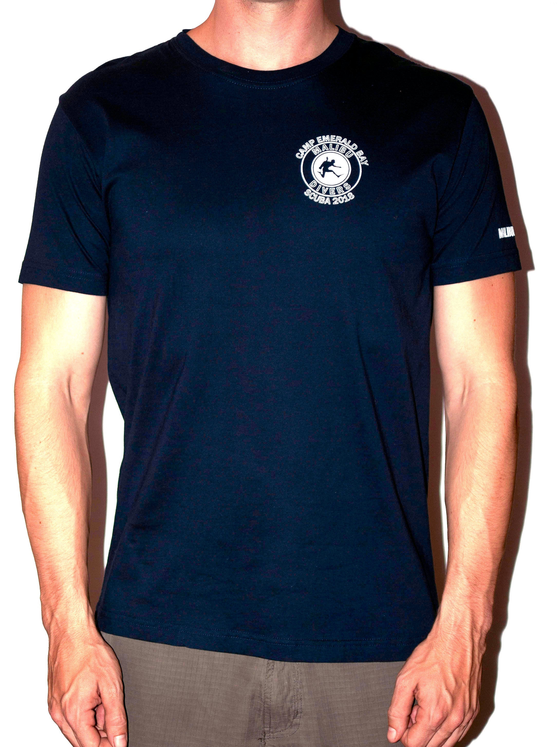 2019 - 2021 Camp Emerald Bay T-Shirt, Short Sleeve - Malibu Divers Logo