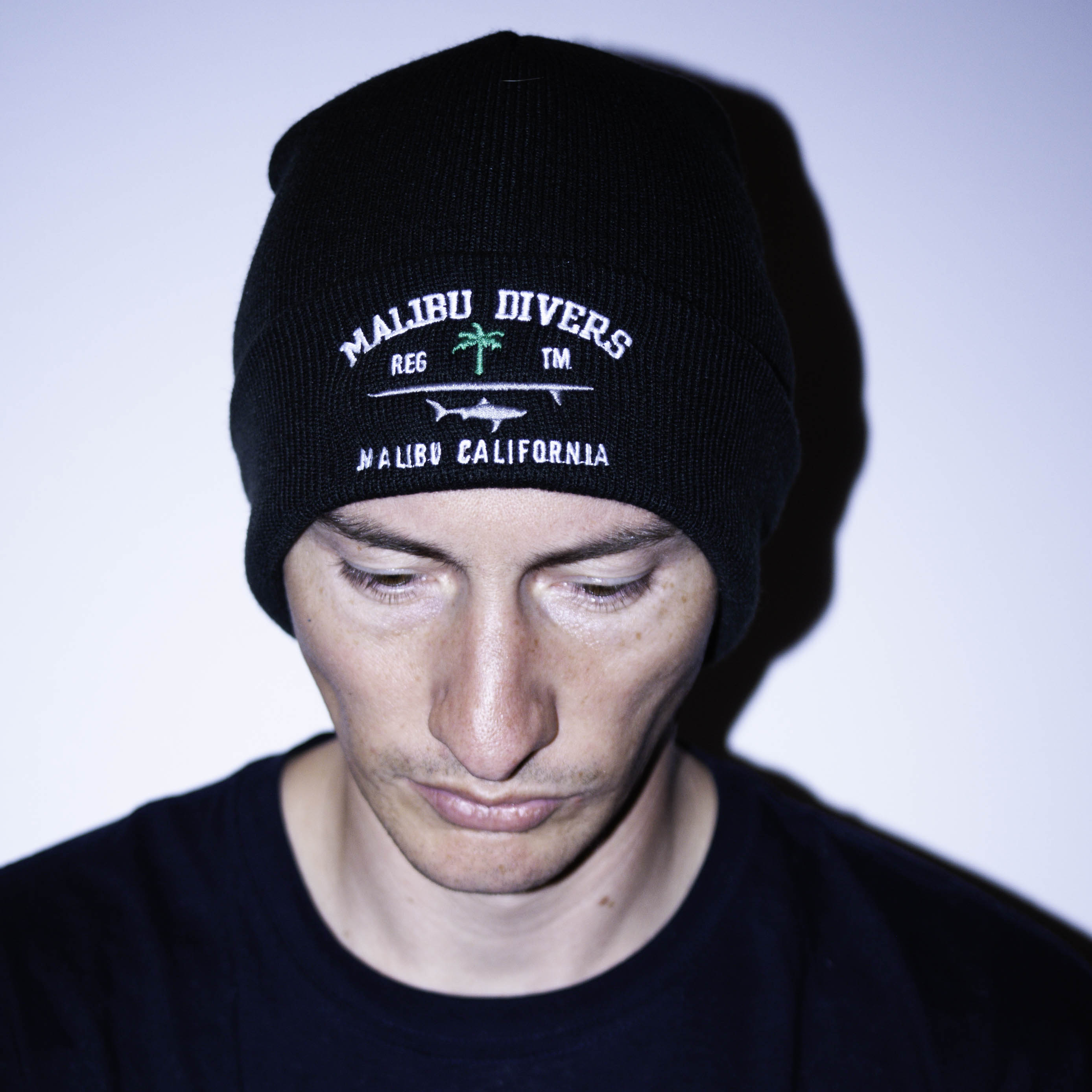 Cuff Shredder Beanie - Malibu Divers Logo