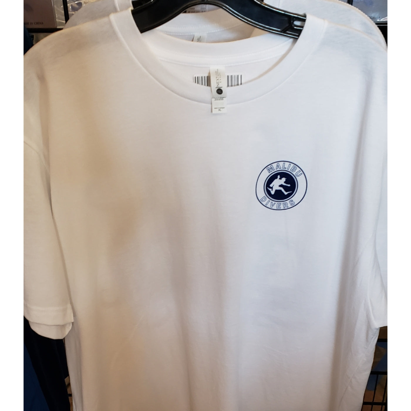 Crew Neck, Short Sleeve  - Malibu Divers Logo + Octopus