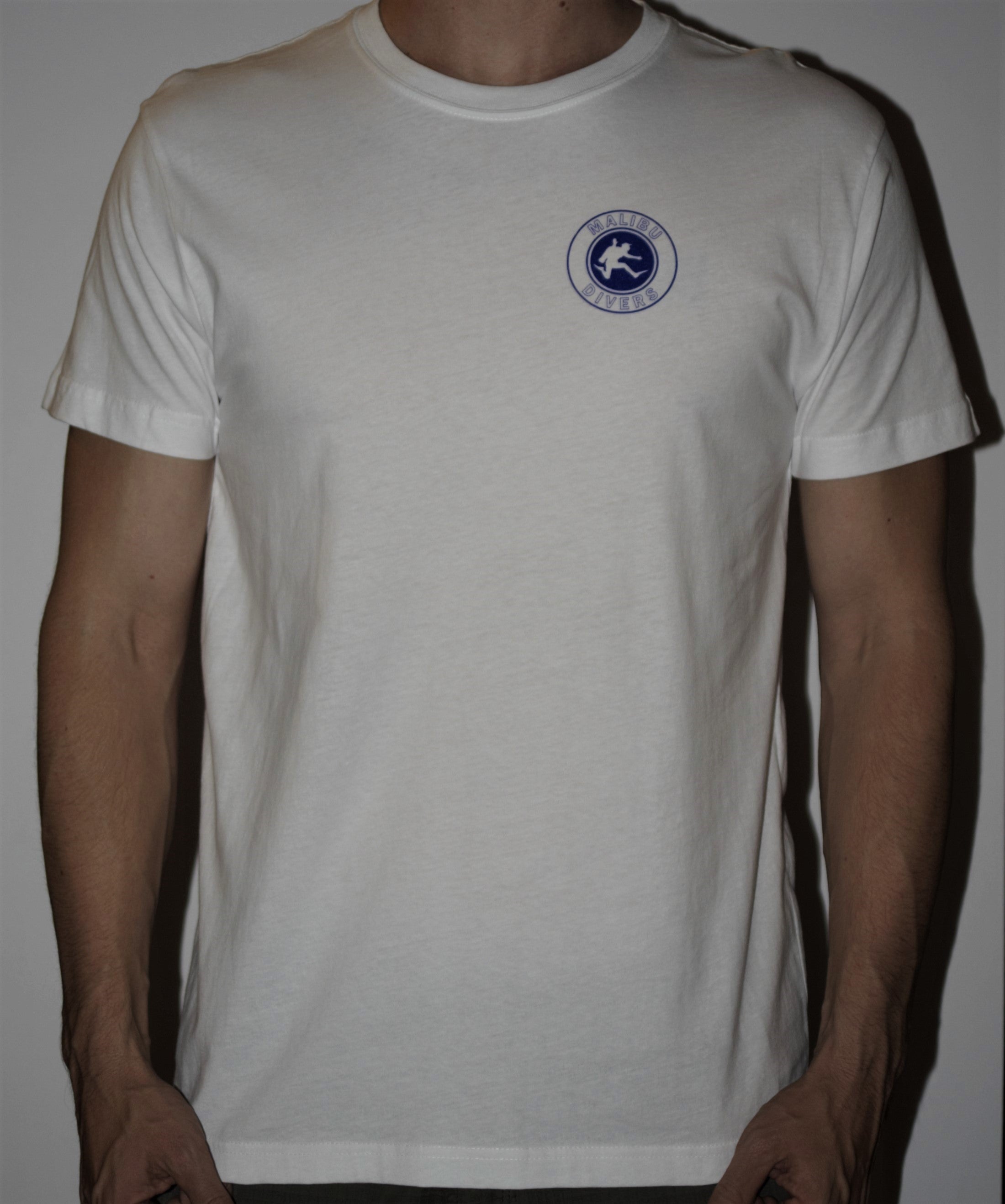 Crew Neck, Short Sleeve  - Malibu Divers Logo