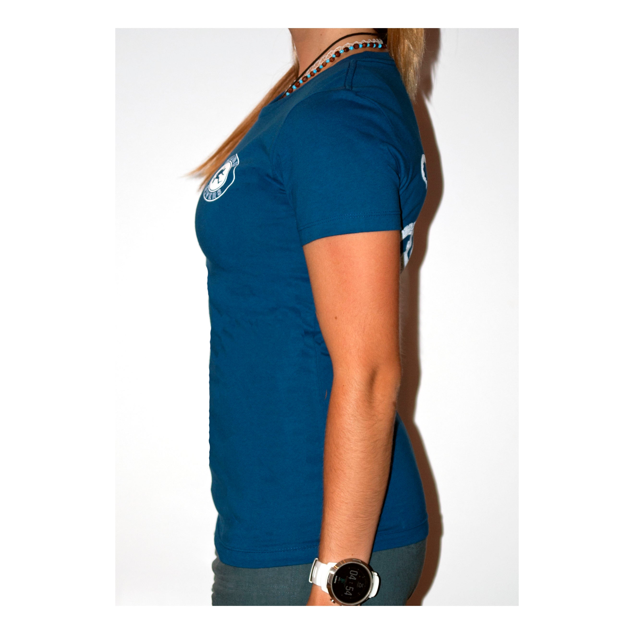 Women's Crew Neck, Short Sleeve  - Malibu Divers Logo