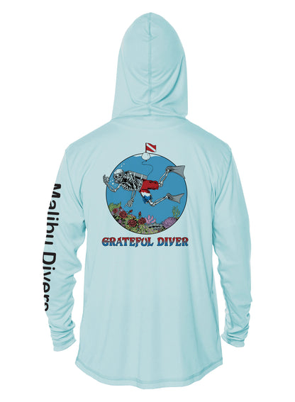 Rashguard Grateful Diver  - Malibu Divers Logo