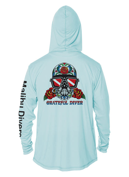 Rashguard Grateful Diver  - Malibu Divers Logo