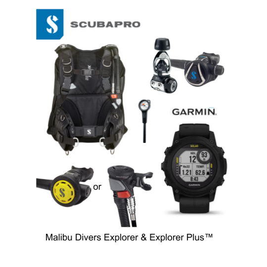 Malibu Divers Explorer & Explorer Plus™ Gear Package